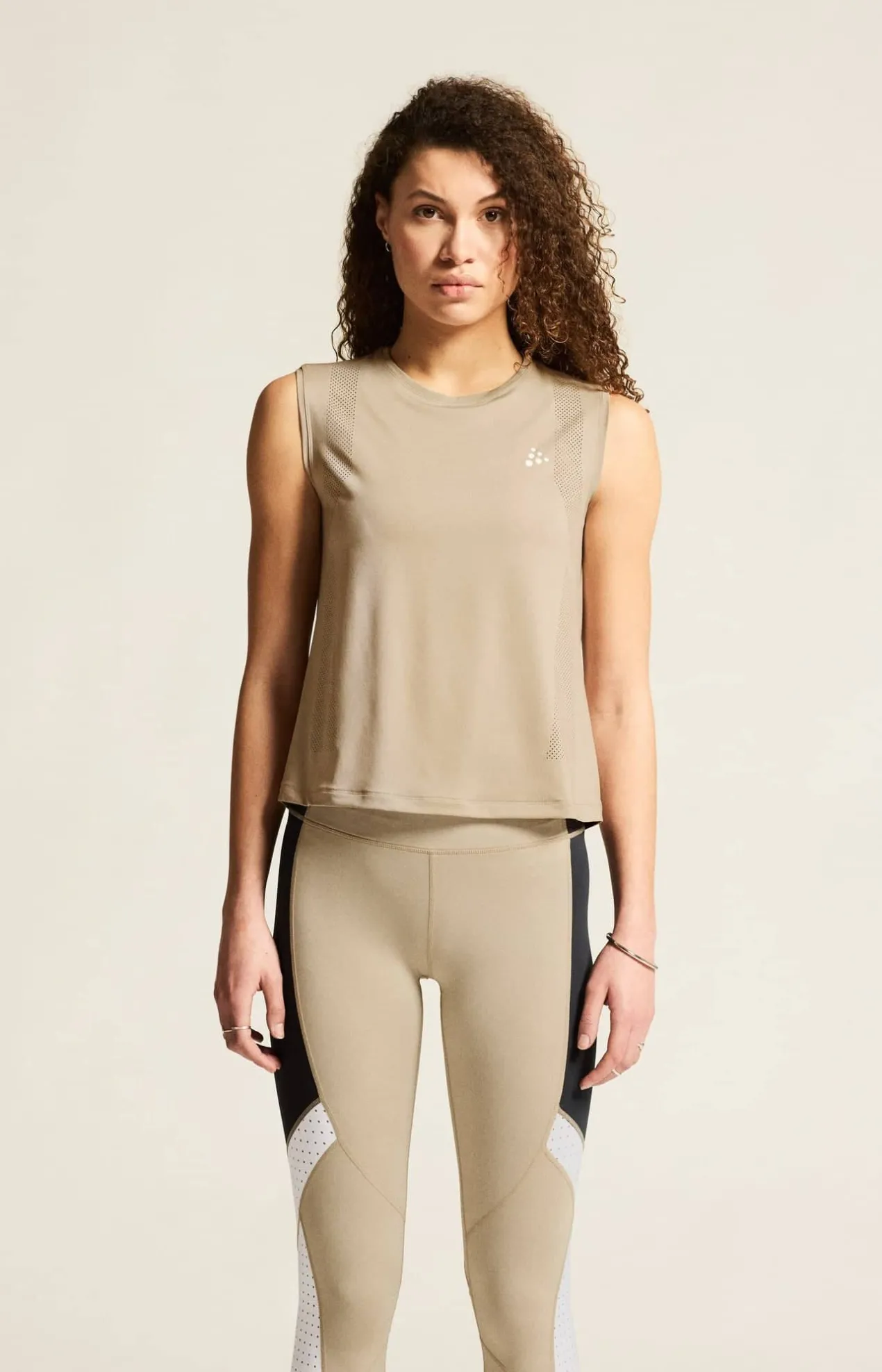 ADV Tone Perforated Tank Top W*Craft Sportswear New