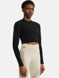 ADV Tone Seamless Cropped Ls Top W*Craft Sportswear Online