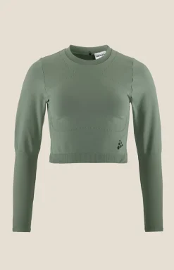 ADV Tone Seamless Cropped Ls Top W*Craft Sportswear Best