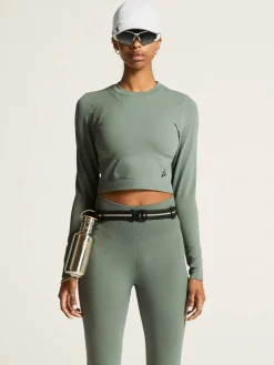 ADV Tone Seamless Cropped Ls Top W*Craft Sportswear Best