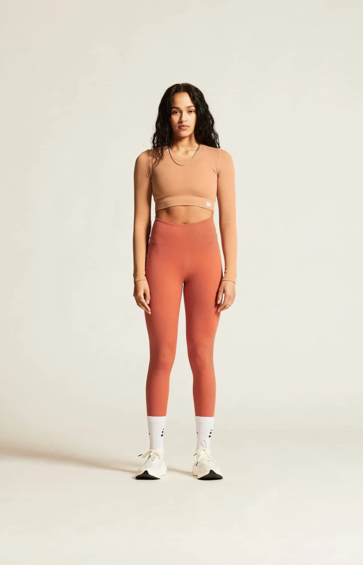 Collective Rib Cropped Ls Top W*Craft Sportswear Outlet