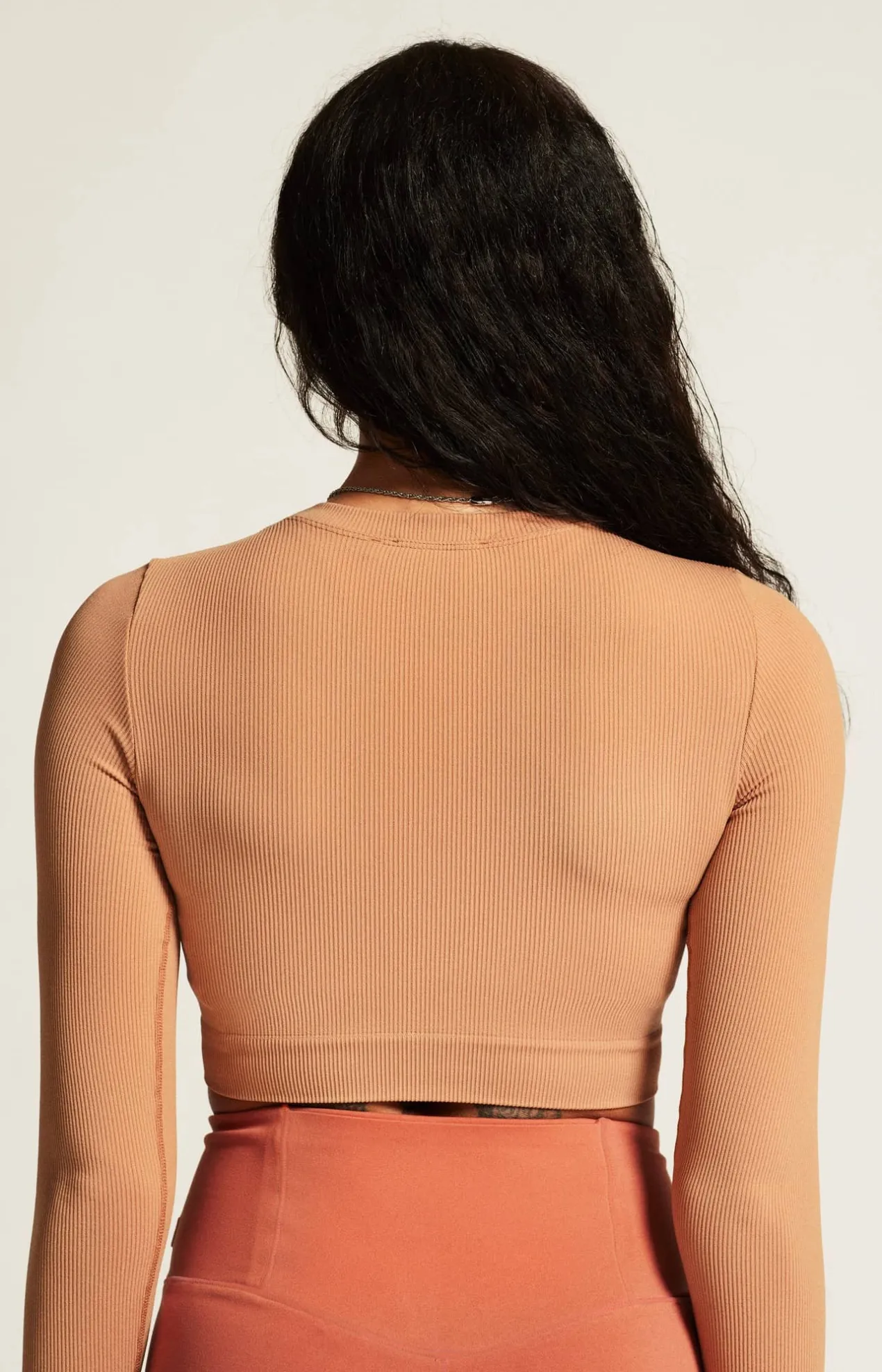 Collective Rib Cropped Ls Top W*Craft Sportswear Outlet