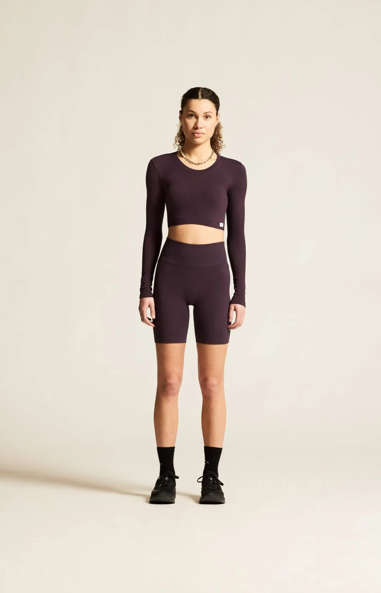 Collective Rib Cropped Ls Top W*Craft Sportswear Online