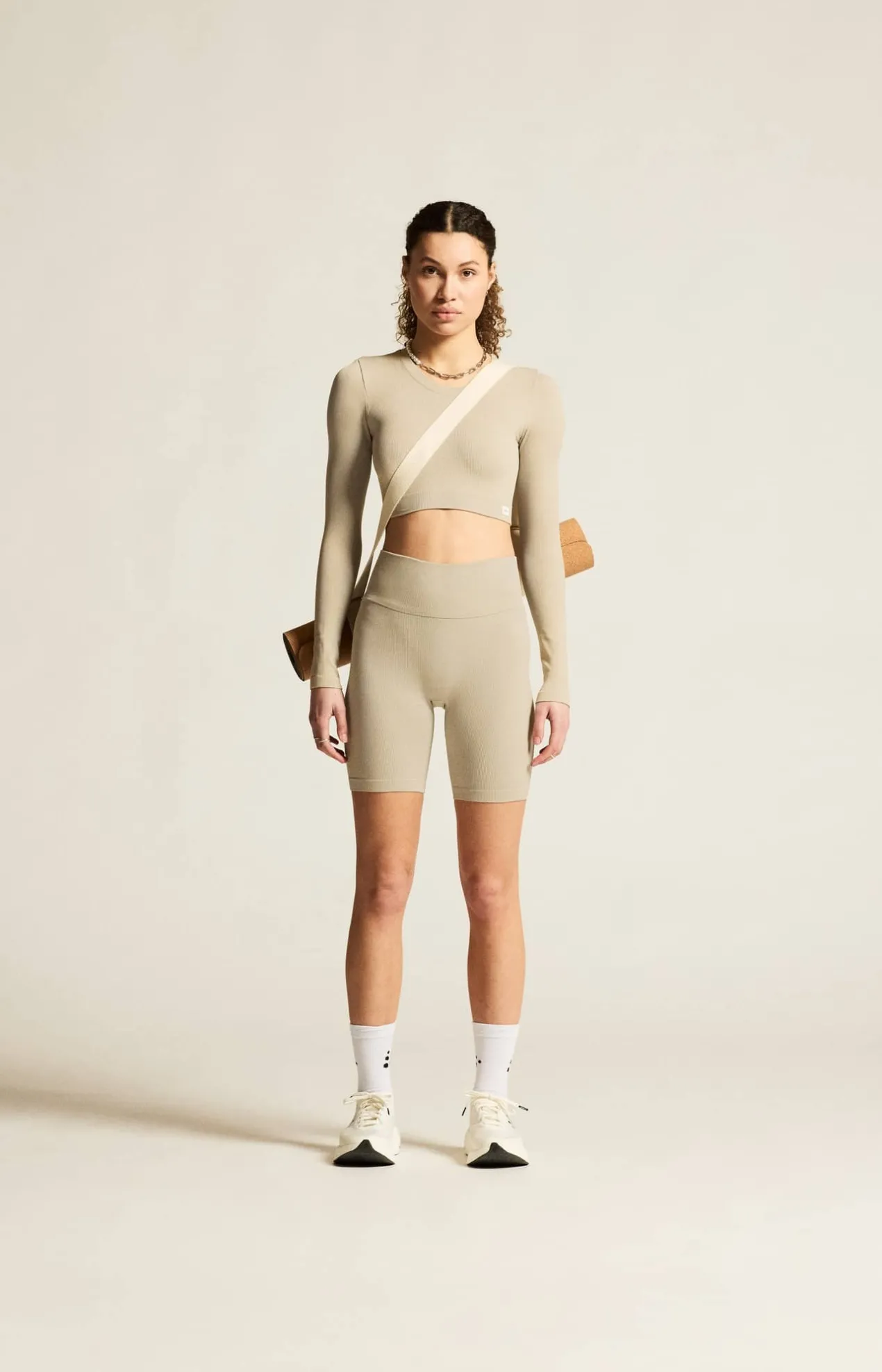 Collective Rib Cropped Ls Top W*Craft Sportswear Clearance