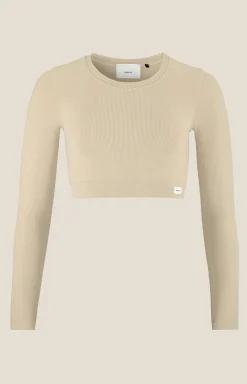 Collective Rib Cropped Ls Top W*Craft Sportswear Clearance