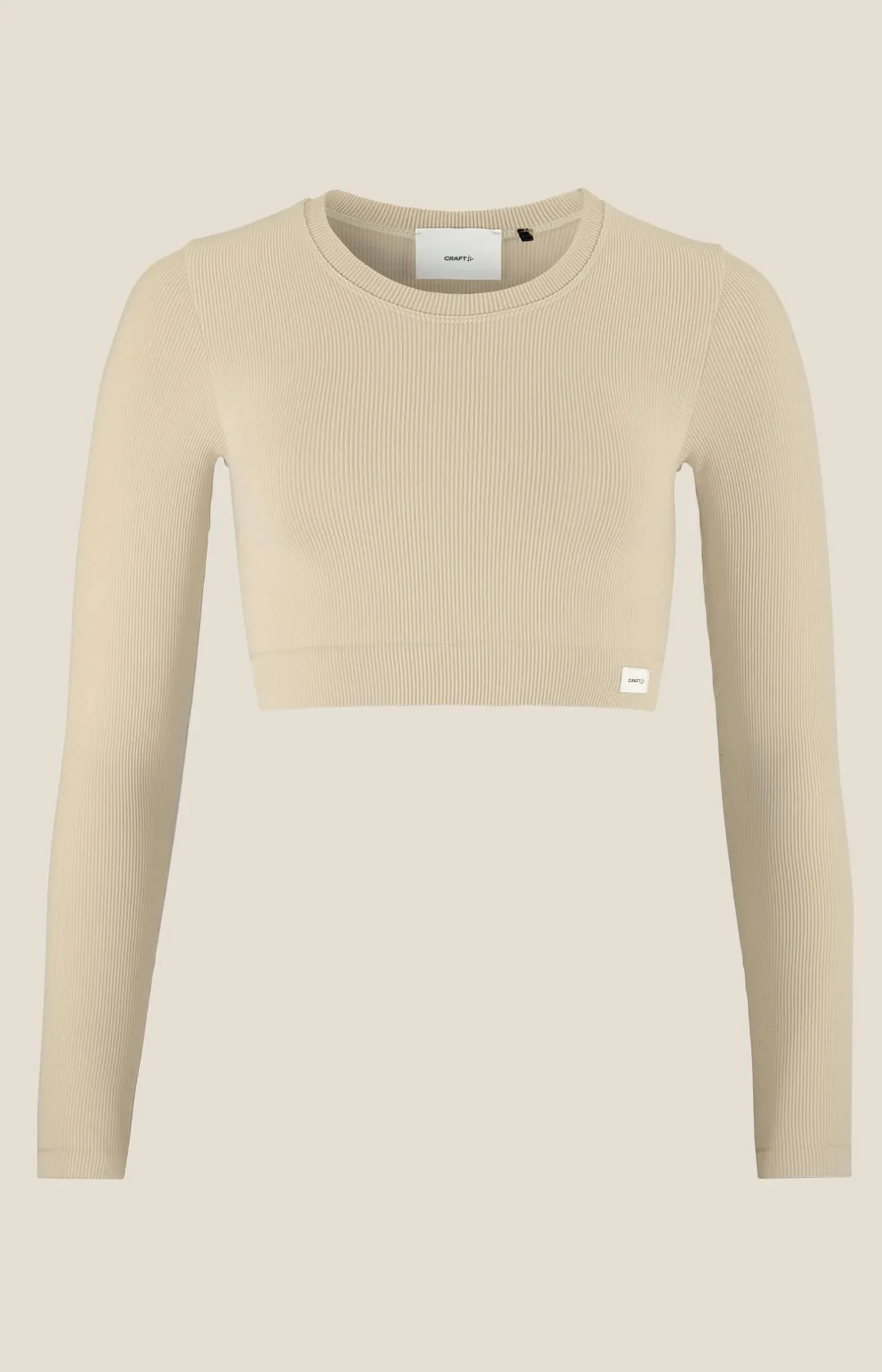 Collective Rib Cropped Ls Top W*Craft Sportswear Clearance
