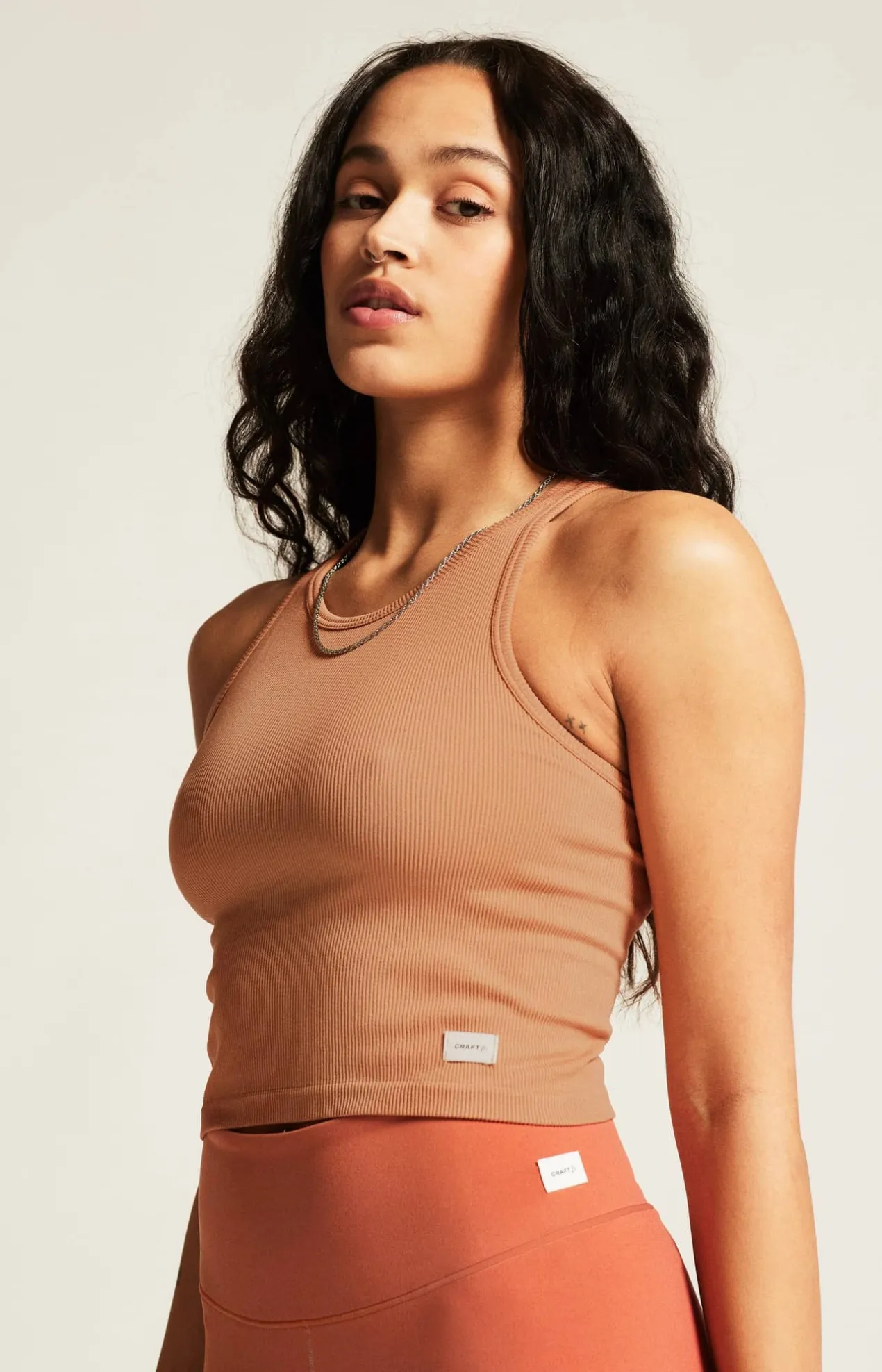Collective Rib Tank Top W*Craft Sportswear New