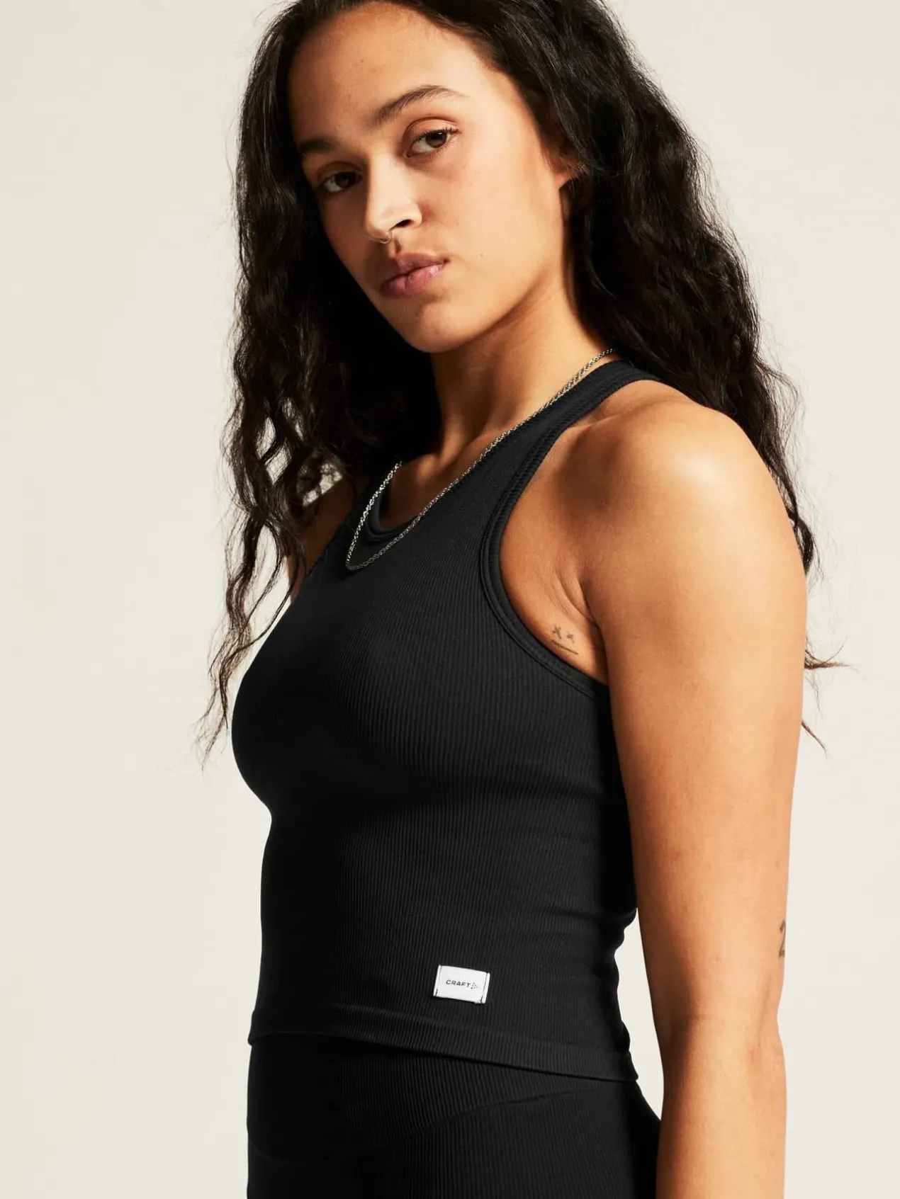 Collective Rib Tank Top W*Craft Sportswear New