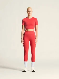 Collective Seamless Cropped SS Top W*Craft Sportswear New