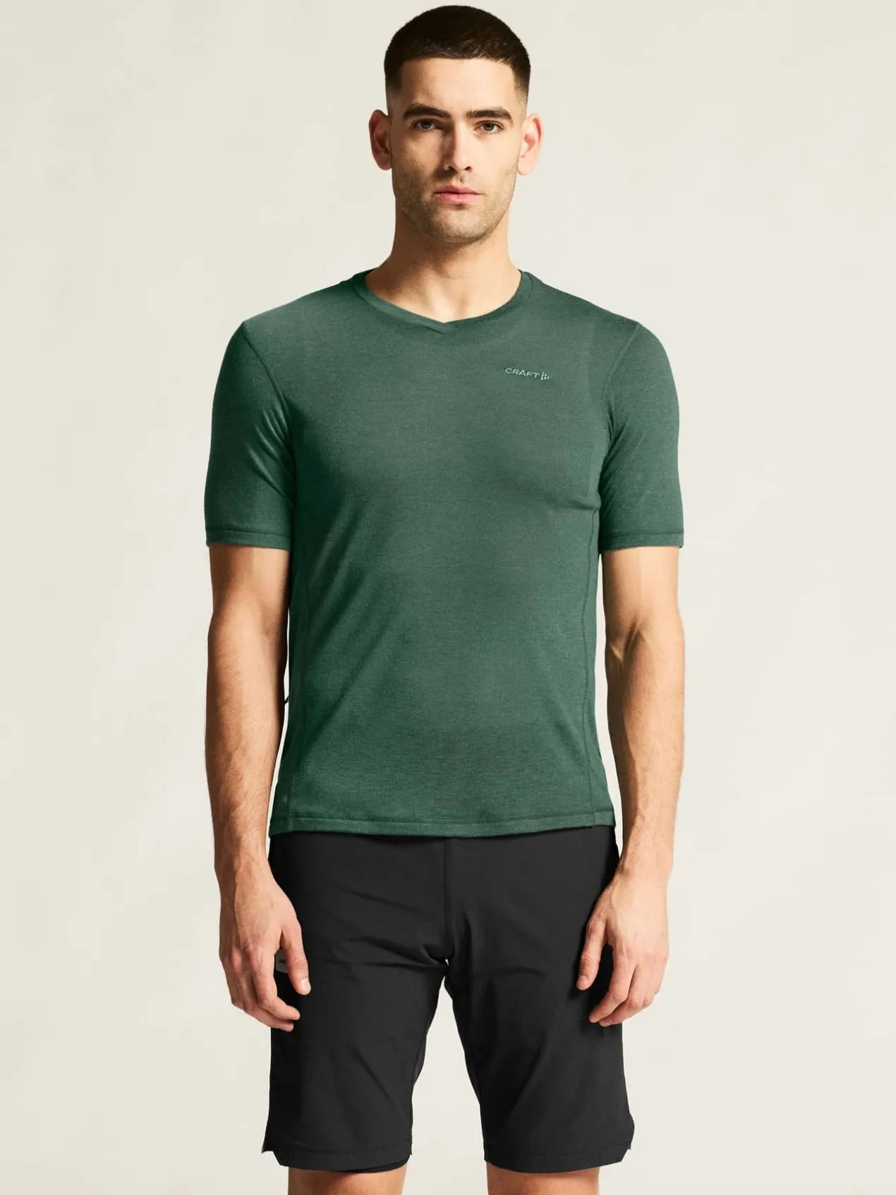 Everyday Wool SS Tee M*Craft Sportswear Discount