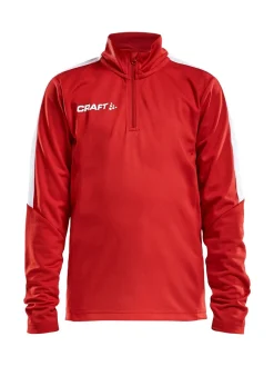 Progress Halfzip Ls Tee Jr*Craft Sportswear Hot
