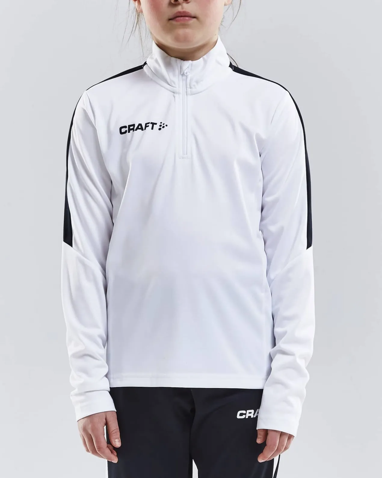 Progress Halfzip Ls Tee Jr*Craft Sportswear Sale