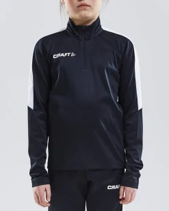 Progress Halfzip Ls Tee Jr*Craft Sportswear Best