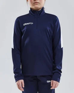 Progress Halfzip Ls Tee Jr*Craft Sportswear Hot