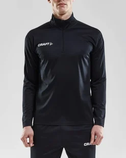 Progress Halfzip Ls Tee M*Craft Sportswear Sale
