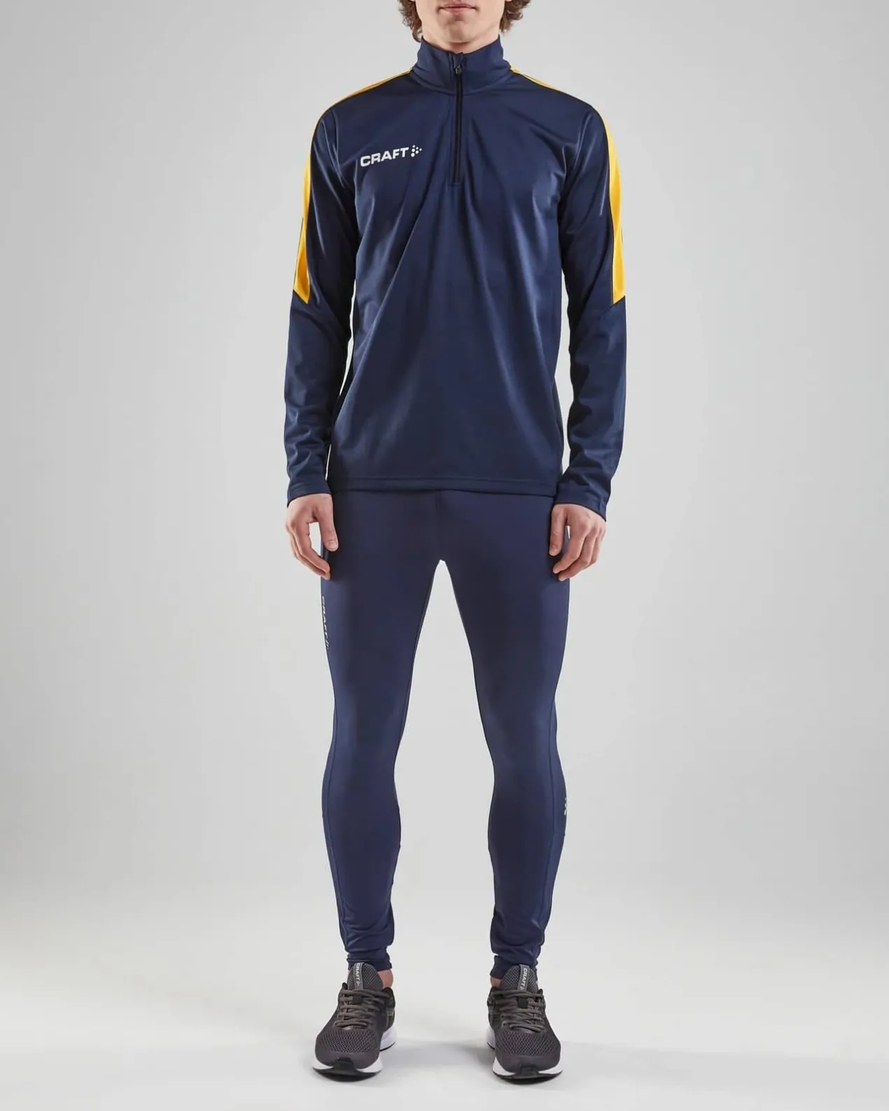 Progress Halfzip Ls Tee M*Craft Sportswear Online