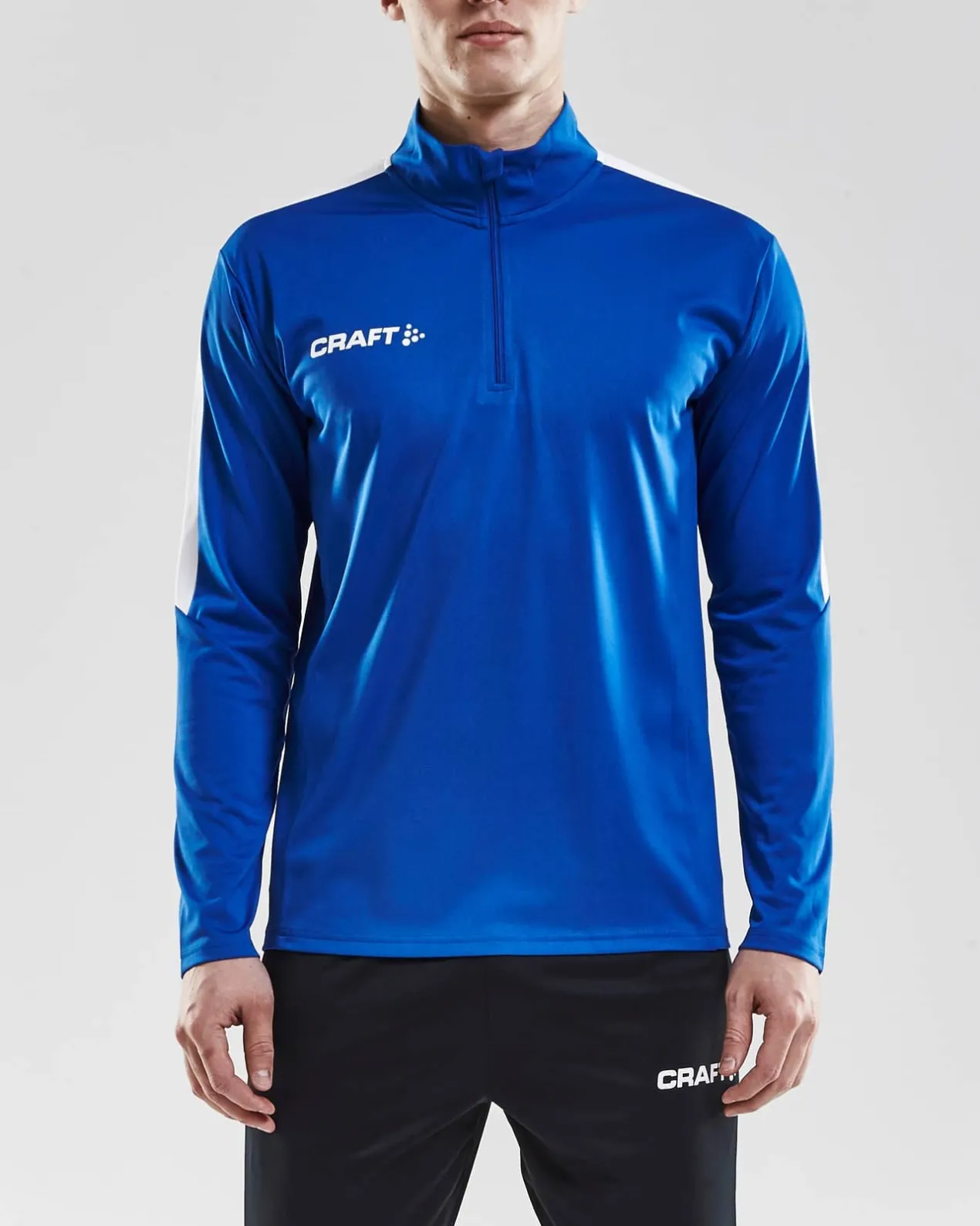 Progress Halfzip Ls Tee M*Craft Sportswear Best