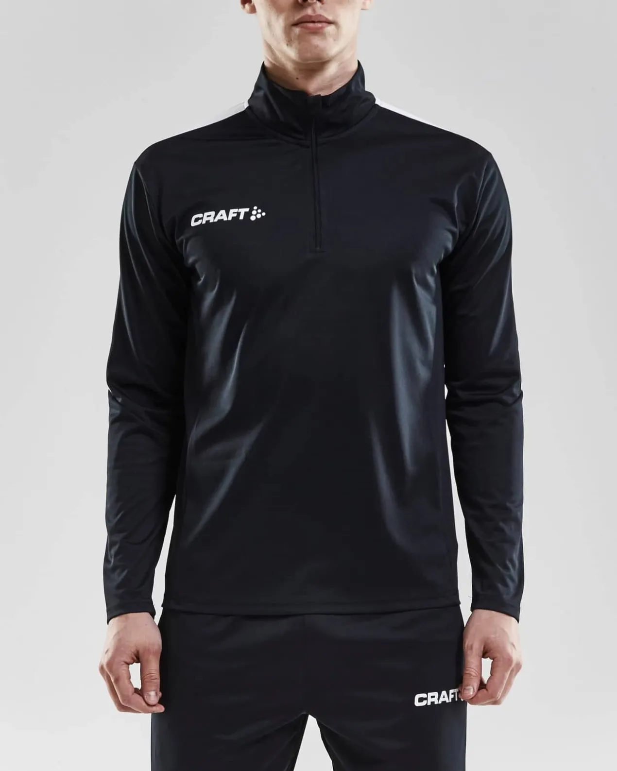 Progress Halfzip Ls Tee M*Craft Sportswear Clearance