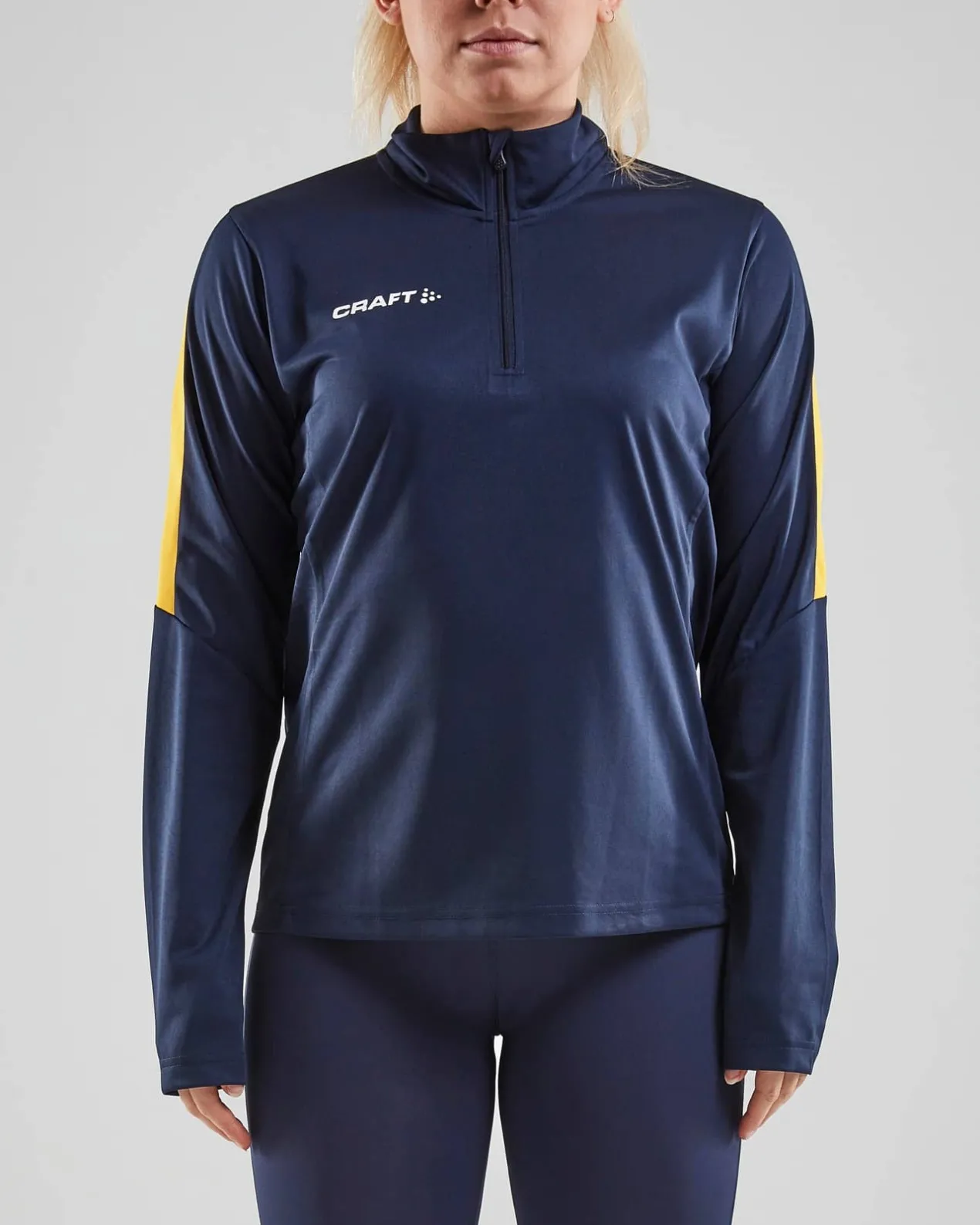 Progress Halfzip Ls Tee W*Craft Sportswear