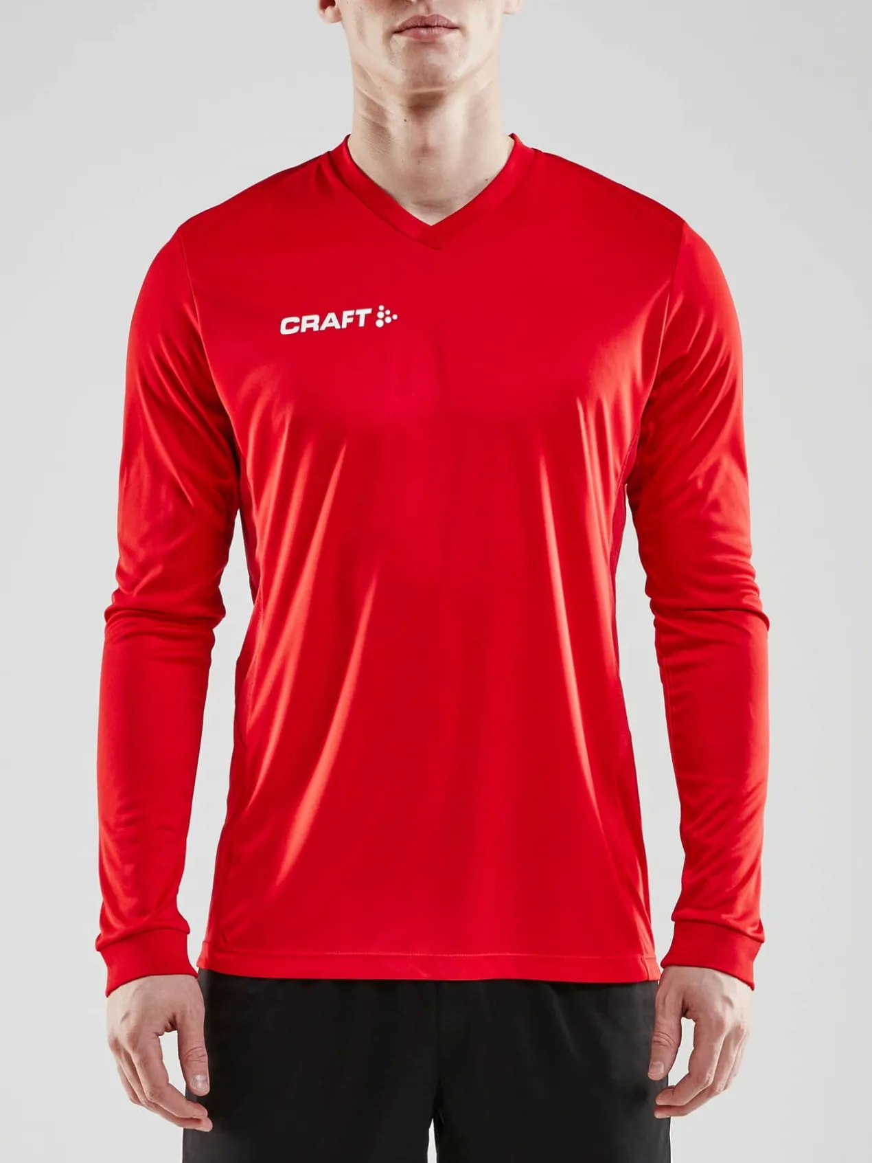 Squad Go Jersey Solid Ls M*Craft Sportswear