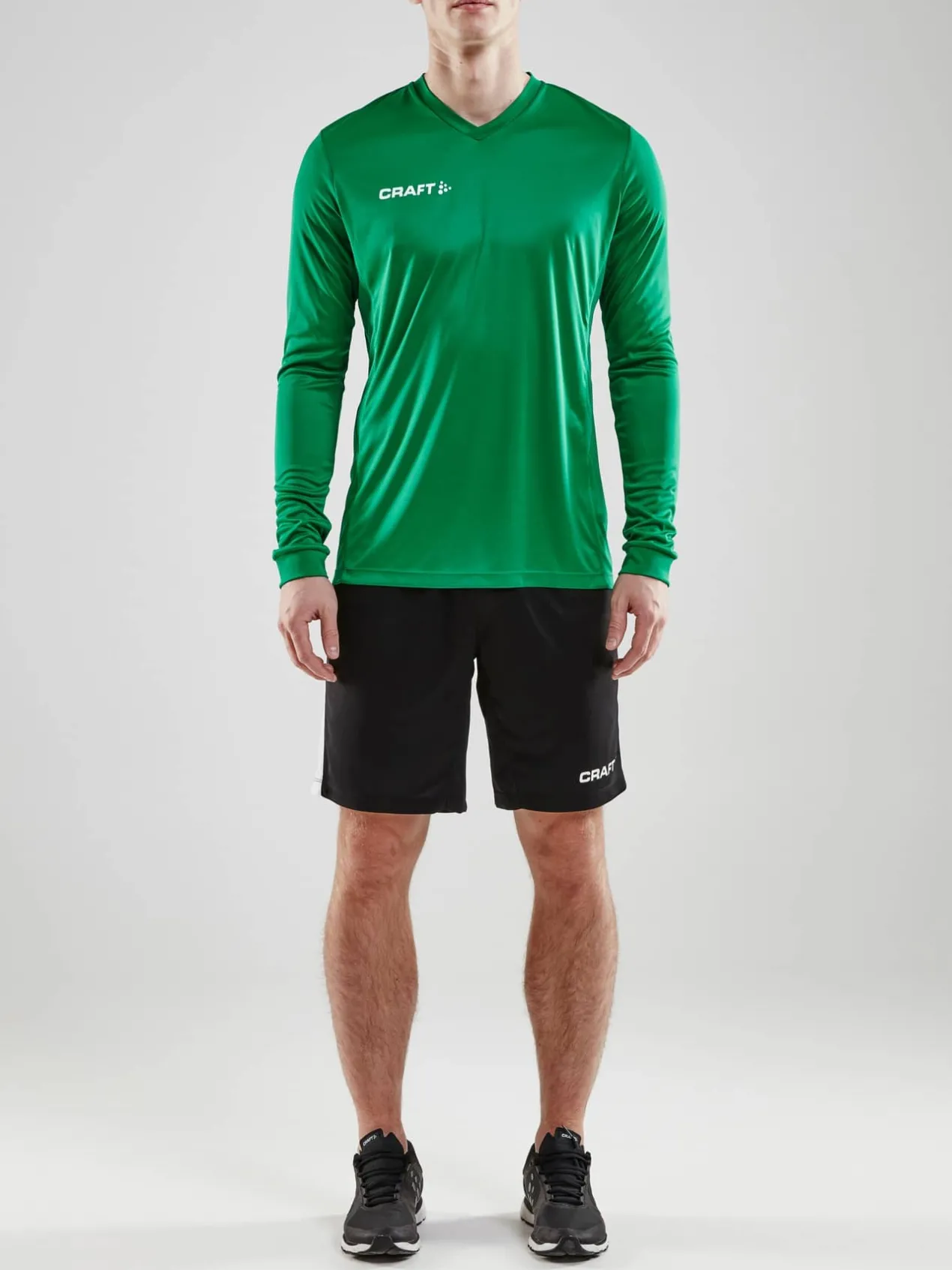 Squad Go Jersey Solid Ls M*Craft Sportswear